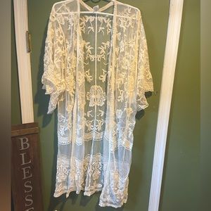 Brand New Lace Swim Cover Up
